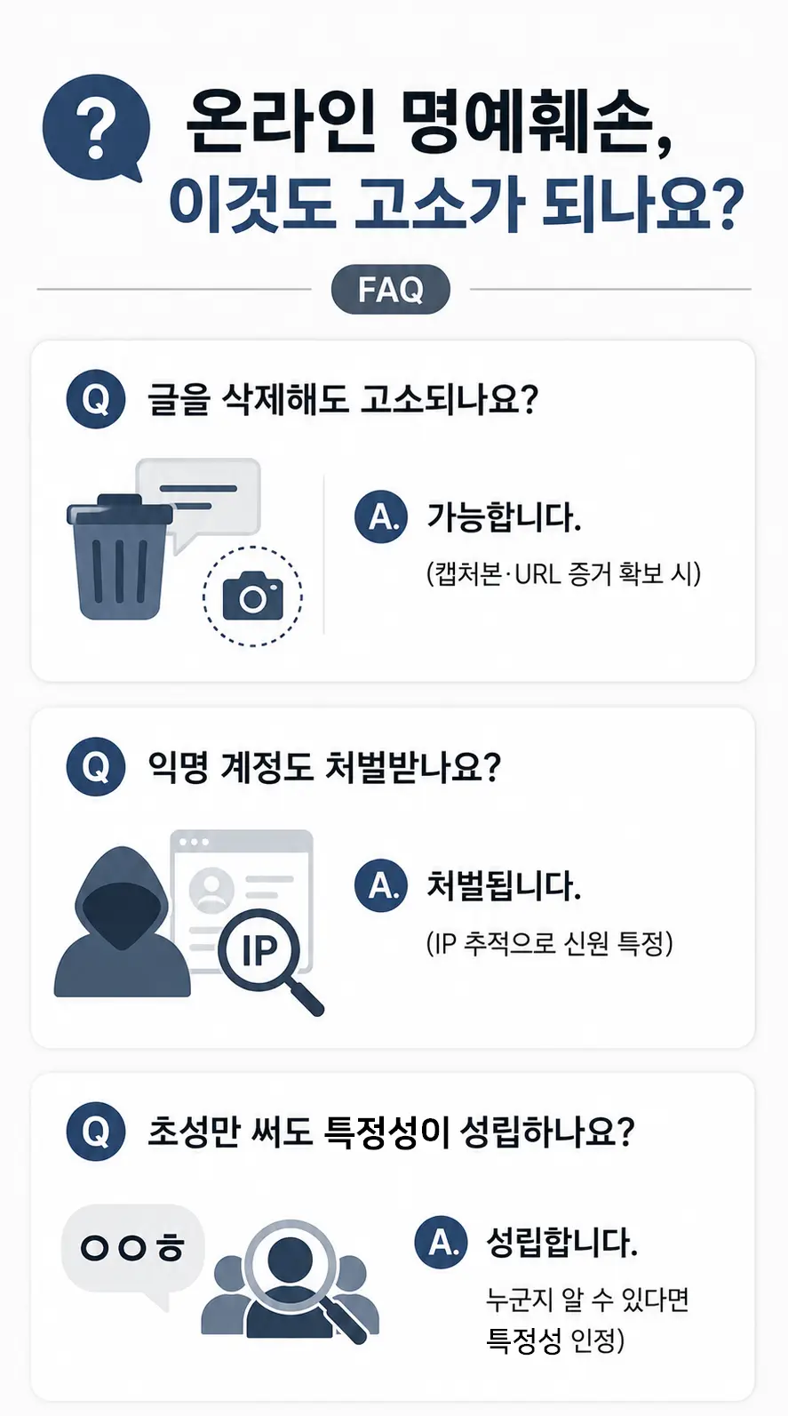 온라인명예훼손 고소 시 형사전문변호사 조력의 필요성과 FAQ