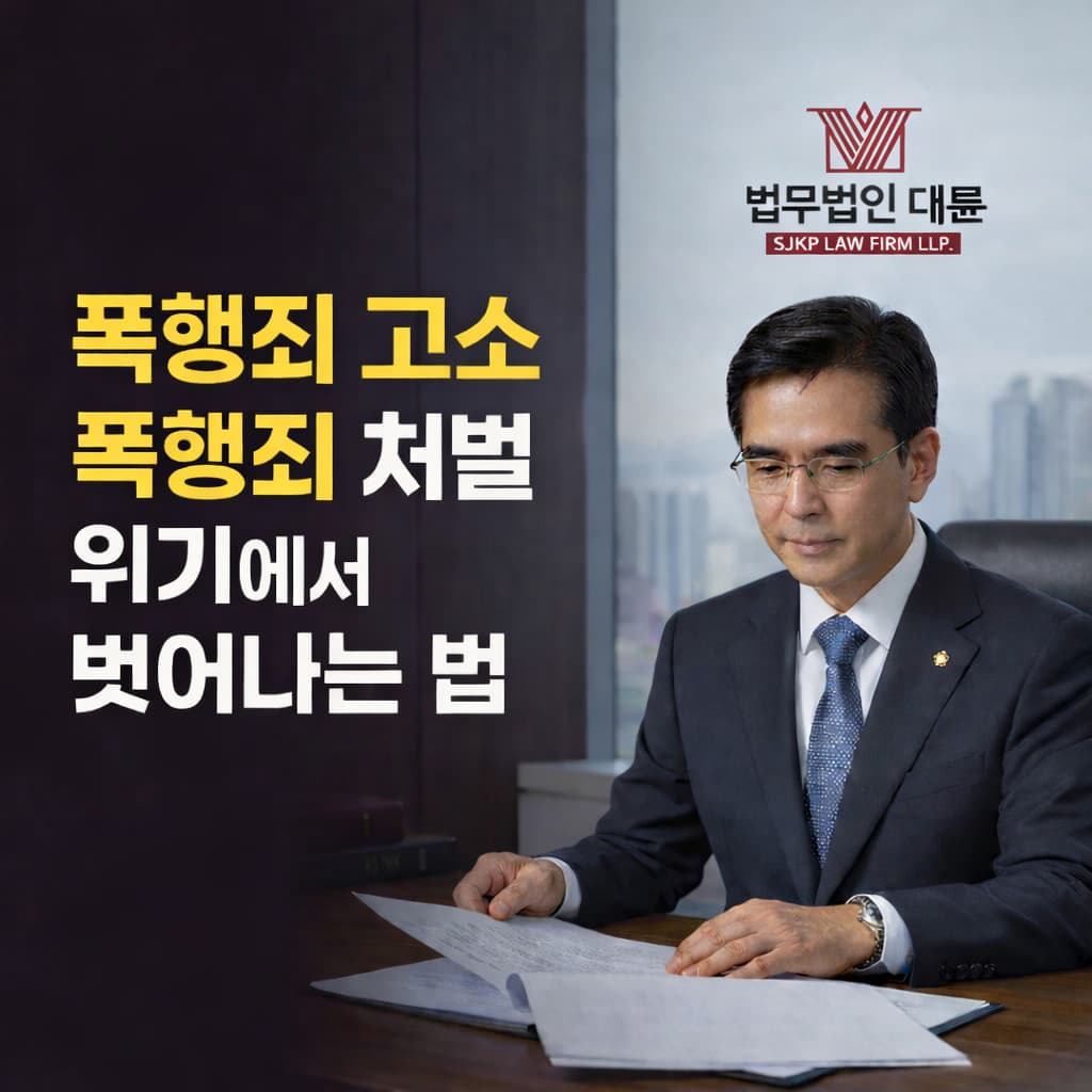 폭행죄고소 | 폭행죄 처벌 위기에서 벗어나는 법